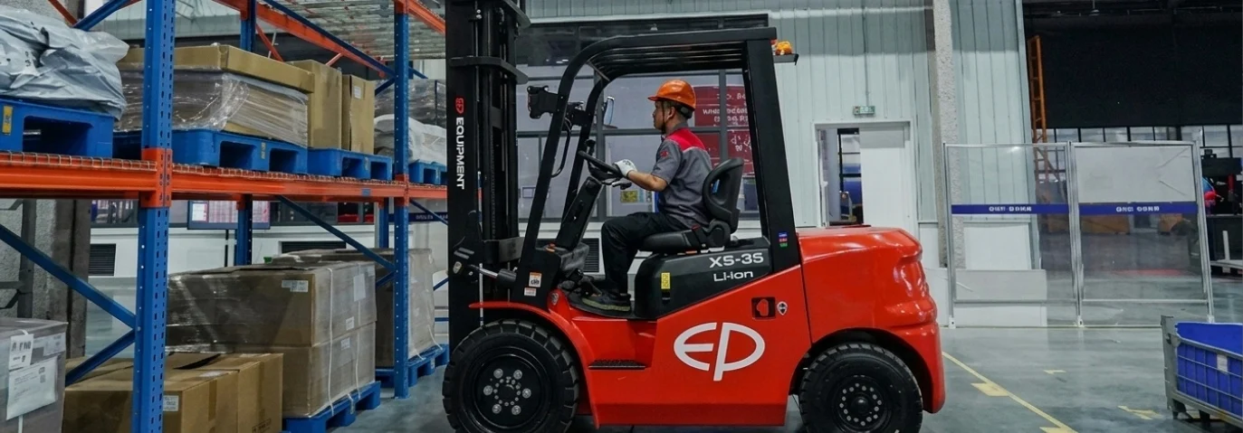 Empilhadeira elétrica da série X5 para operações versáteis