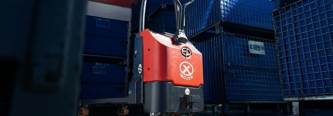 Transpaleteira elétrica automática para transporte repetitivo
